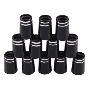 

12Pcs Black .370 Golf Irons Shaft Ferrules ForTaylormade Callaway Titleist Golf Irons Shaft Accessories