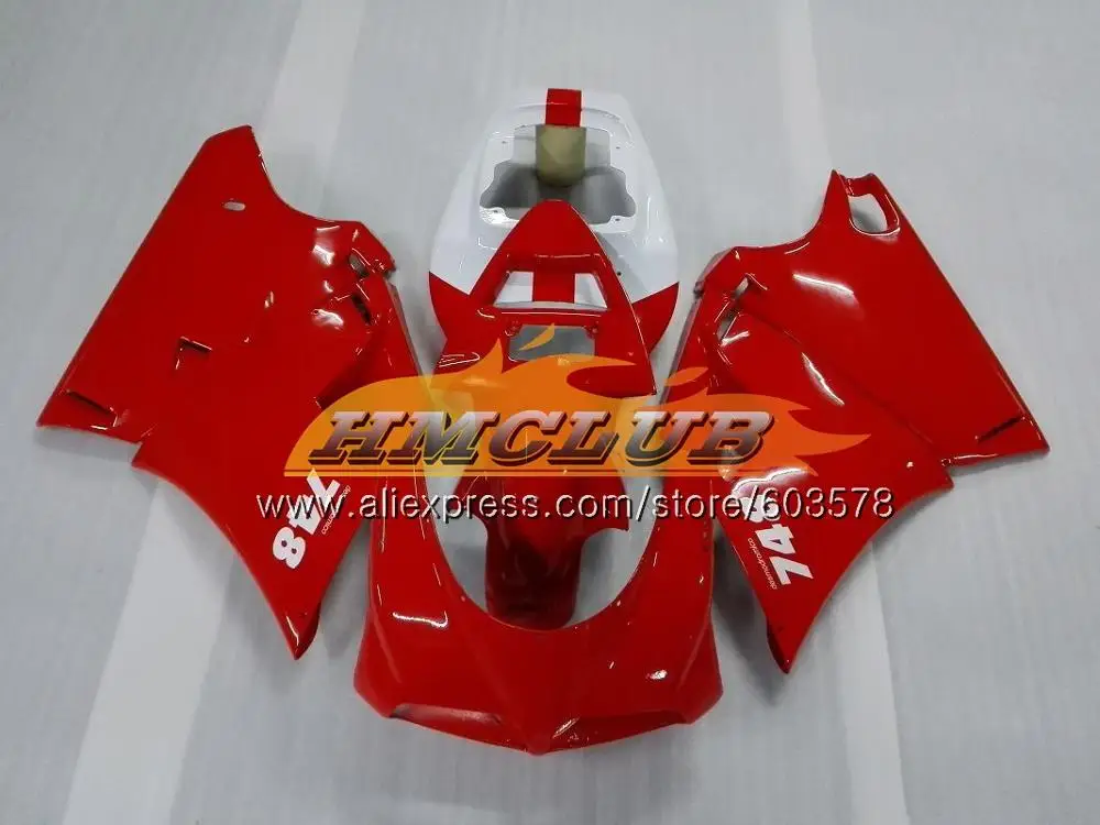 No. 3 996 для поездок на мотоцикле DUCATI 748 853 916 94 96 97 98 99 01 02 50CL. 96 998 S R 1994 1995 1996 1997 1998 1999 00 2001 2002 красное глянцевое пресс обтекатель - Цвет: No. 3
