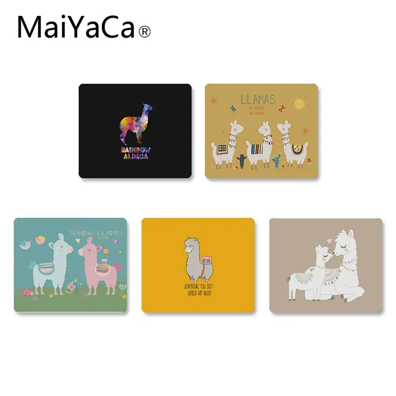 MaiYaCa Top Quality Kawaii Cute Llama Alpaca Unique Desktop Pad Game Mousepad Rubber PC Computer For Laptop Notebook | Компьютеры и