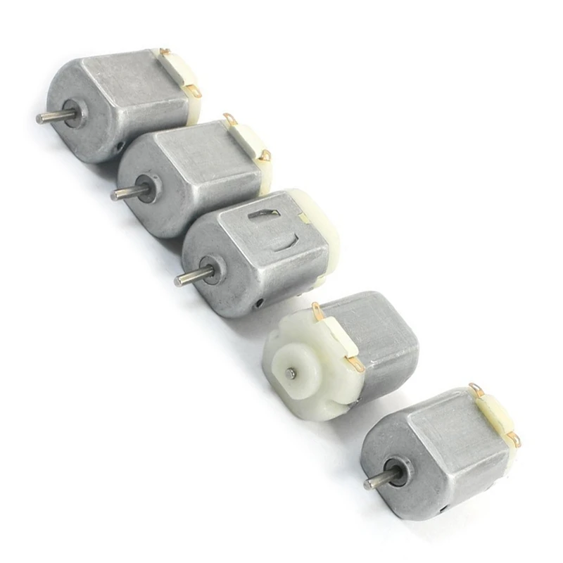Top-5Pcs DC1-6V/3 в 17000-18000 об/мин микро-мотор для модели автомобиля игрушки и 5 шт. SPST черный круглый Кулисный Переключатель AC 6A/125 В 3A/250 В