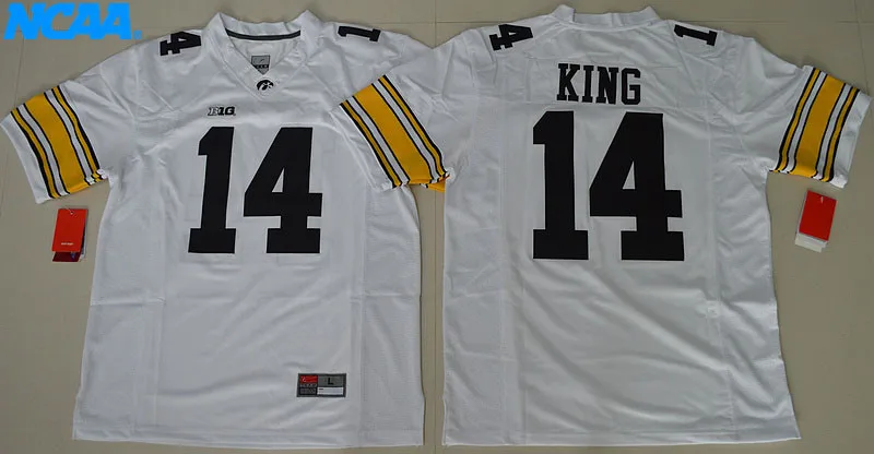 Новое поступление высокое качество Desmond King#14 футболка колледжа Джерси S-XXXL - Цвет: 1