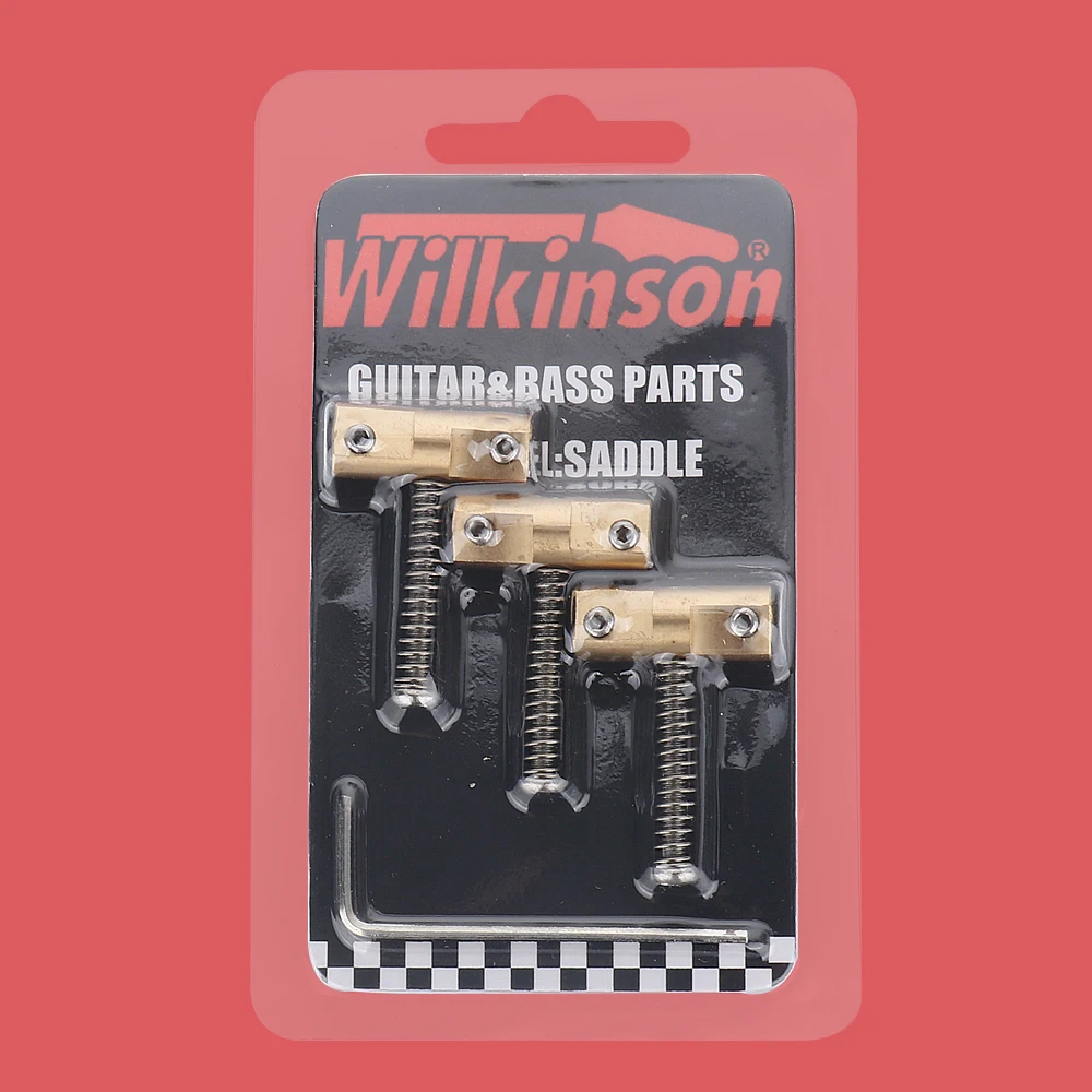 Guitar Bridge Saddles 3pcs Brass Guitar Bridge Compensated Saddle For Tele Telecaster Accessories Wilkinson guitar bridge saddle