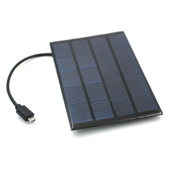 Solar Panel 5V Micro USB 6