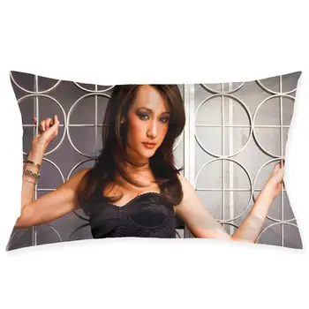 

Maggie Q Fashionable pillowcase and rectangular decorative pillowcase 20 "x30"