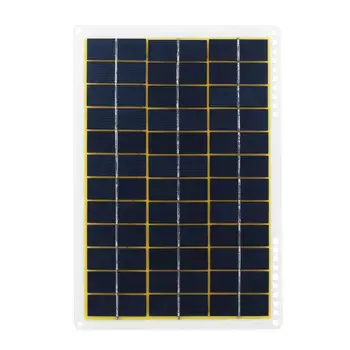 

Solar Panel 15W Module DIY Travel 27*18.5*0.3cm IP65 Durable Outdoor Phone Charger Powered Car Solar Charging Equipment Camp