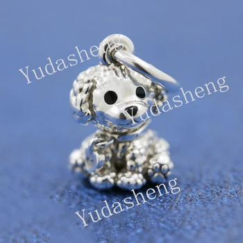 

YUDASHENG 1: 1 High Quality Jewelry Poodle Puppy Dog Dangle Charm DIY Bracelet Necklace