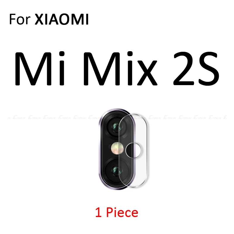 For Xiaomi Mi Mix 2S Задняя Камера защитная крышка объектива закаленное Стекло чехол для Xiaomi mi 9 8 до 9 лет A3 A2 Lite Red mi Note 8, 7 6 5 10 Pro 6A S2 mi x Max 3 - Цвет: For Xiaomi Mi Mix 2S