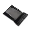 AWEPK 200pcs Black Zip Lock Opaque PE Plastic Package Bags Heat Sealable Light-proof Grocery Jewelry Privacy items Packing Bag 1