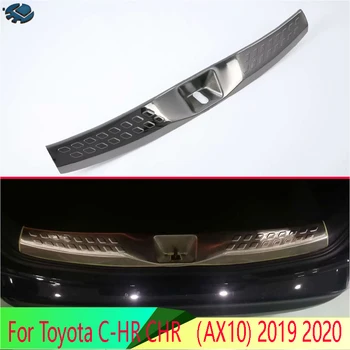 

For Toyota C-HR CHR AX10 2019 2020 Car Accessories Stainless Steel Rear Trunk Scuff Plate Door Sill Cover Molding Garnish