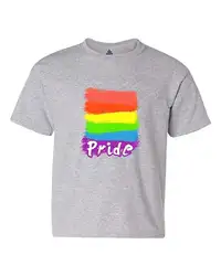 Радуга гордости ярких неоновых цветов подходят и для детской площадки Молодежная Футболка гей равноправия футболка