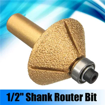 

1/2'' Shank Diamond Stone Marble Grinding Edge Router Bit Profiles Wheel Cutting Milling Cutter High Quality