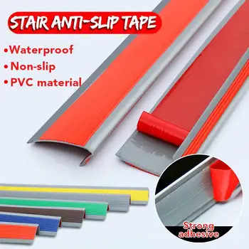 

1M Anti-Slip Stair Tape Treads Carpet Self-adhesive Floor Sticker Waterproof PVC Protector Furniture Corner Edge Guard Strips