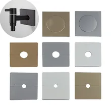 86 type Plastic Wall Wire hole cover Air-conditioning Dust Pipe Plug Kitchen Faucet protector Snap-on Panel Decor cap Hardware