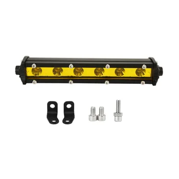 

1 Pair 7-Inch Yellow Slim LED Light Bars LED Work Light Bar Single Row Offroad Driving Fog Lamp 7-Inch For Car