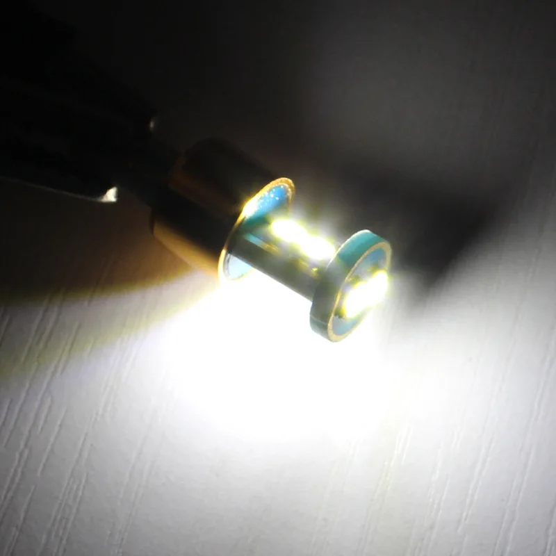 100 шт. авто светодиодный W5W Canbus 194 3030 6SMD лампа для парковки, чтения, зазора, внутренний светильник 6000K 12V для автомобиля, мотоцикла