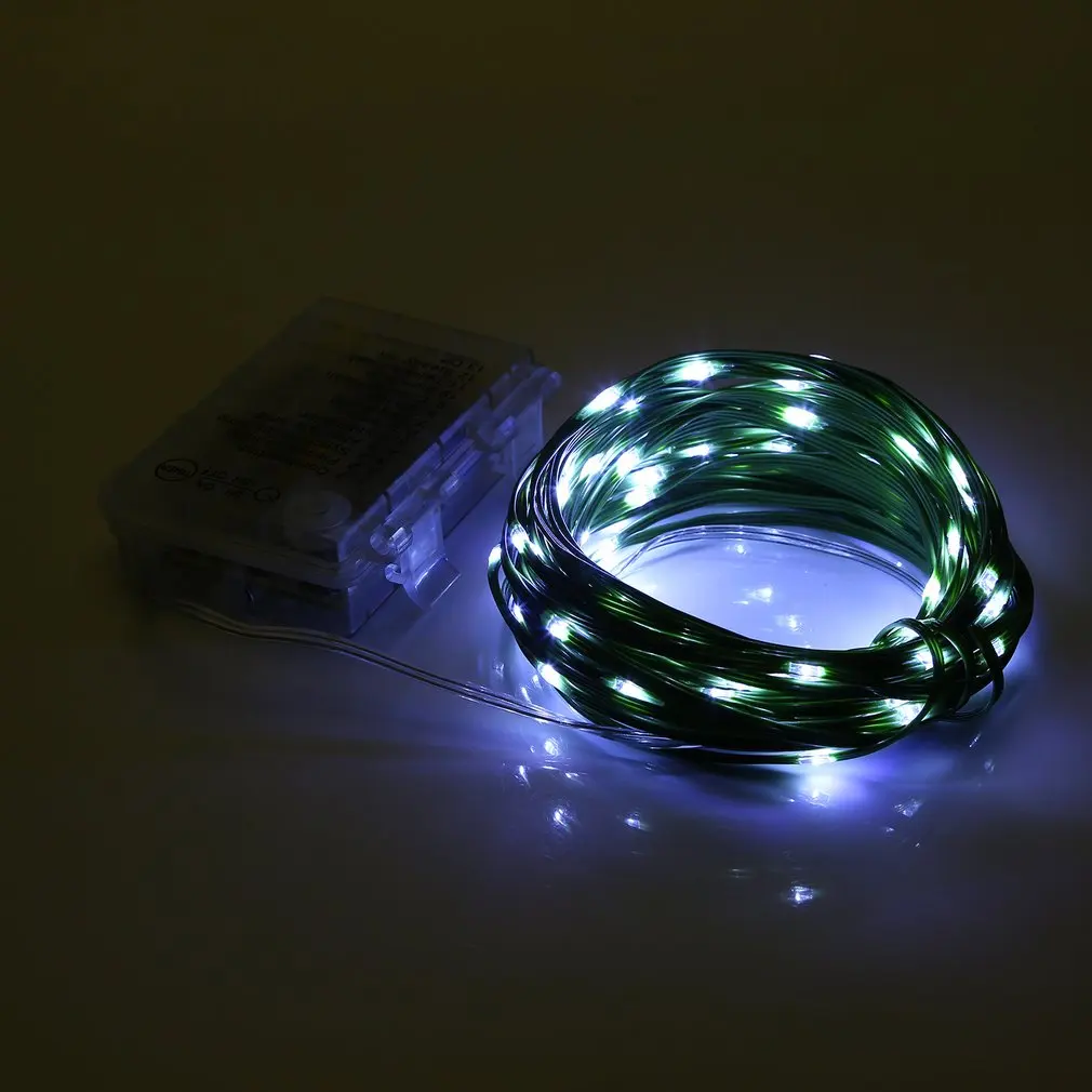 10 м 100Led музыкальный струнный светильник, голосовое управление, медный провод, многоцветный Сказочный струнный светильник, праздничная декоративная лампа