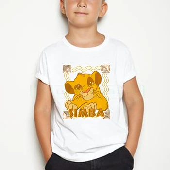 

2020 baby boys and girl T 100% Cotton lion king T Shirt Children T Shirts Boys Clothing Kids Clothes Summer Tops Funny T Shirt