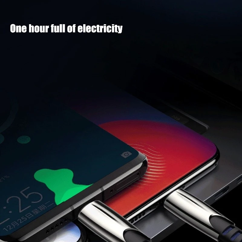 Кабель из сплава USB 3A Быстрая зарядка USB быстрая передача данных синхронизировать Мобильный телефон Смартфон для iPhone Android type-C Xiaomi Micro USB провод шнур
