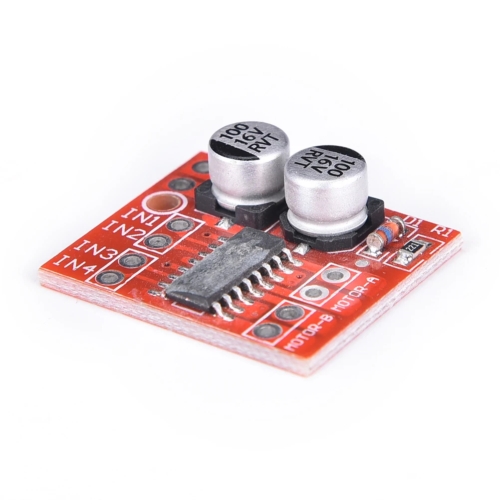 1.5A Mini Dual Channel DC Motor Driver Module L298N PWM Speed Control Double Stepper Motor 1pc