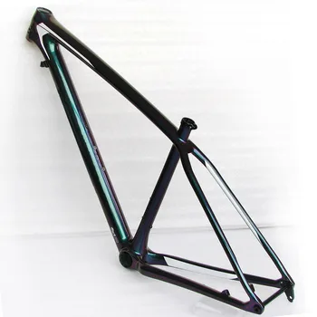 

Top StumjEPIC Full Carbon Fiber T1100 MTB Rigid Bike Frame 29er 27.5er 650b x 15"/17"/19" with TH Axile 148x12mm 835g