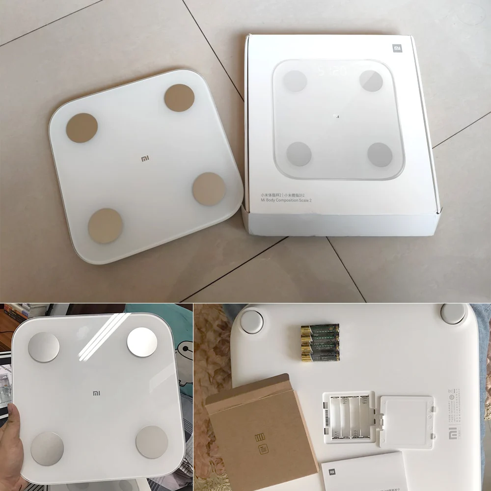 Новые оригинальные умные весы Xiaomi Mi Body Fat Scale 2 приложение Mifit монитор состава тела