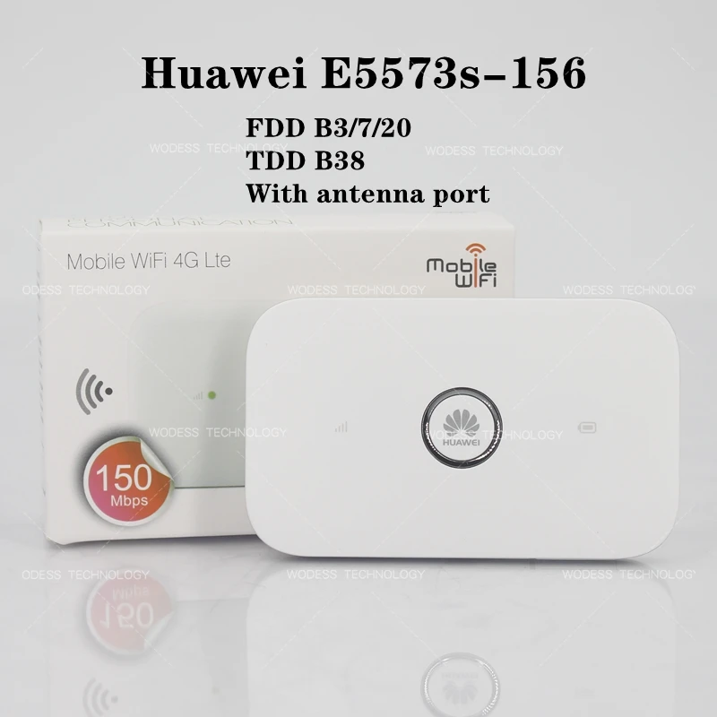 E5573s-156 Huawei Карманный мини мобильный Wifi роутер huawei E5573 150 Мбит/с 4G LTE роутер с антенным портом - Цвет: E5573s-156 Huawei