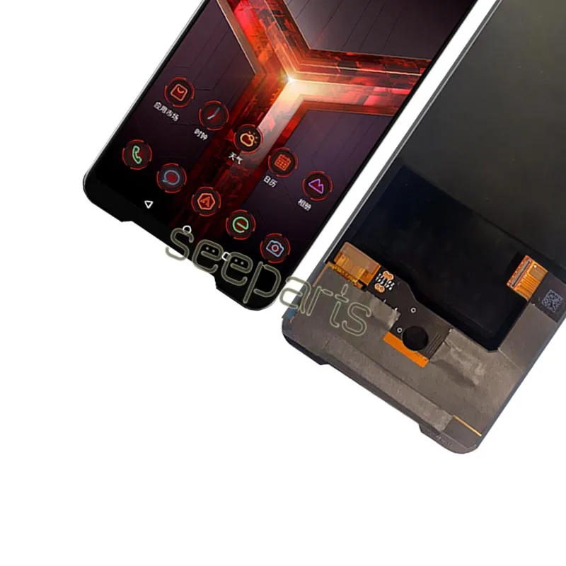 AMOLED lcd для Asus ROG Phone II ZS660KL lcd дисплей кодирующий преобразователь сенсорного экрана в сборе Замена для ASUS ZS660KL lcd Diplay