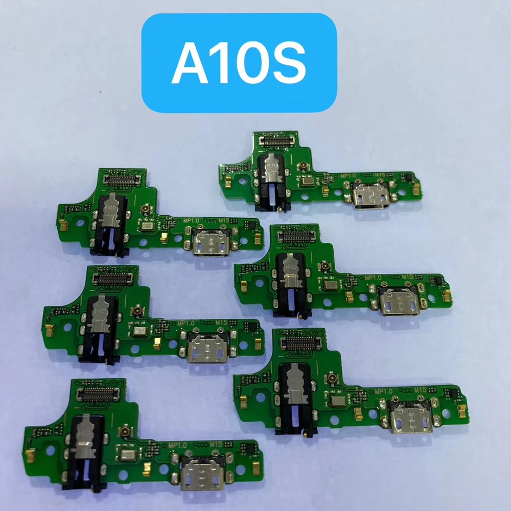 Плата зарядного usb-порта для Samsung A10S A20S A30S микрофон a10f A207F A307F A50S A507F гибкий кабель