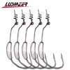 LUSHAZER 5pcs/lot lead jig head fish hook 2g - 25g fishing jig Hooks for soft fishing bait of carbon steel hooks fishhook ► Photo 1/6