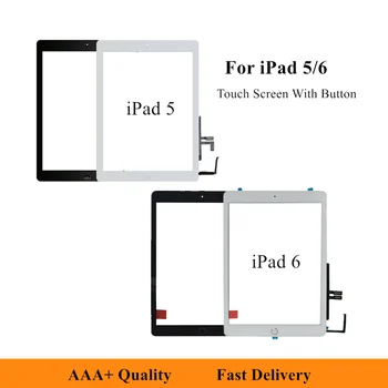 

Front Glass Display For iPad 5th 2017 A1822 A1823 LCD Outer Touch Screen Digitizer Glass Replacement For iPad 6 A1893 A1954