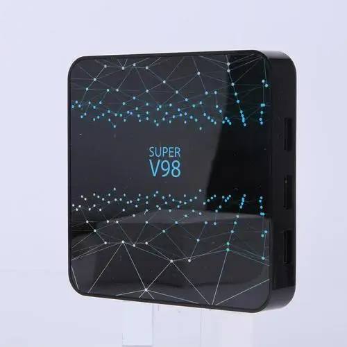 Wifi телевизионная коробка с Bluetooth 1080P Full HD спутниковый ресивер V98 RK3318 2G+ 16G 32G Android 9,0 сетевая телеприставка 4K Ip tv box - Цвет: 32GB