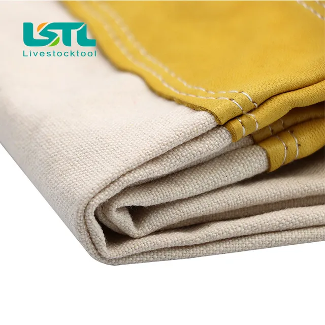 1 Pár Méhészeti Kesztyű Védőhüvelyek Szellőztetett Professzionális Juhbőr -Vászon Méhek Antikultúra - Image 5