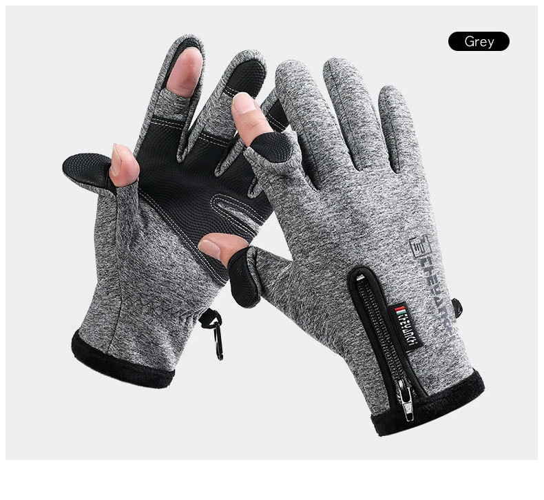 Cold-proof Ski Gloves Waterproof Winter Gloves Cycling Fluff Warm Gloves For Touchscreen Cold Weather Windproof Anti Slip