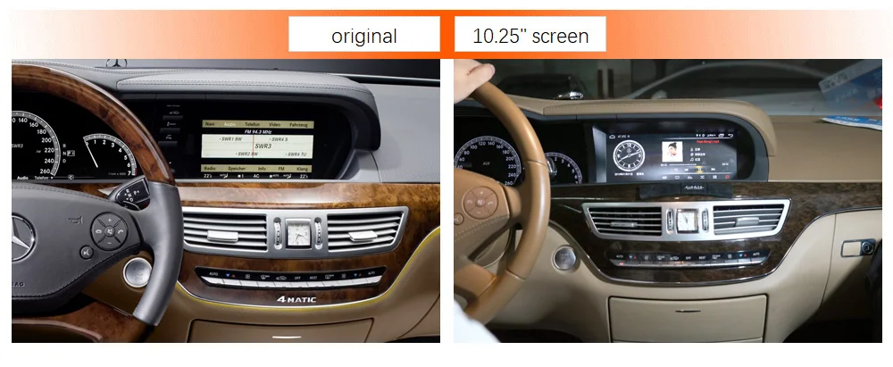 Cheap 10.25" Android Display Car Radio Multimedia Monitor GPS Navigation for Mercedes Benz W221 2006-2013 S280 S320 S350 S400 S500 0