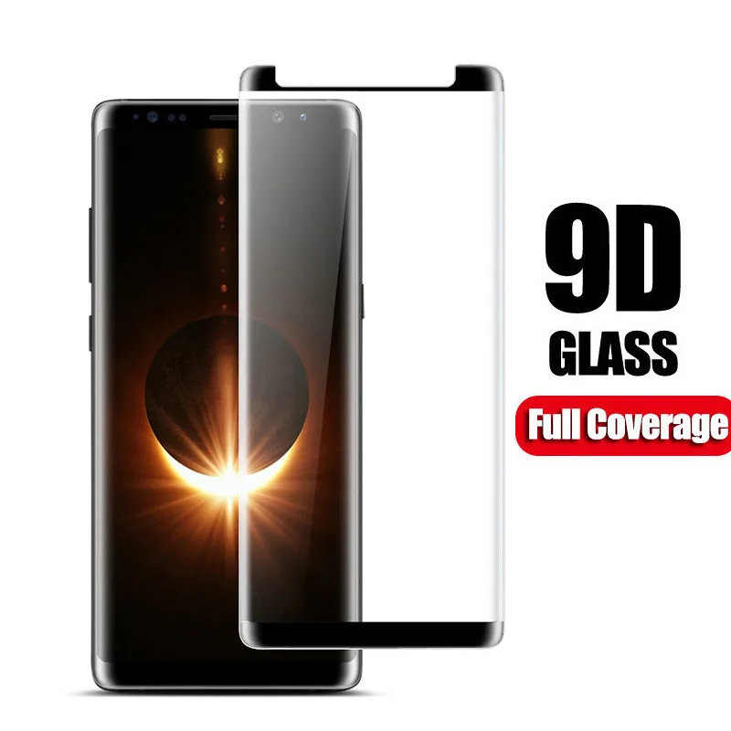 

9D Tempered Protective Glass For Samsung Galaxy S10 Plus S8 S9 Plus Note 9 8 Screen Protector Glass For Samsung S 9 S 8 S10 Plus