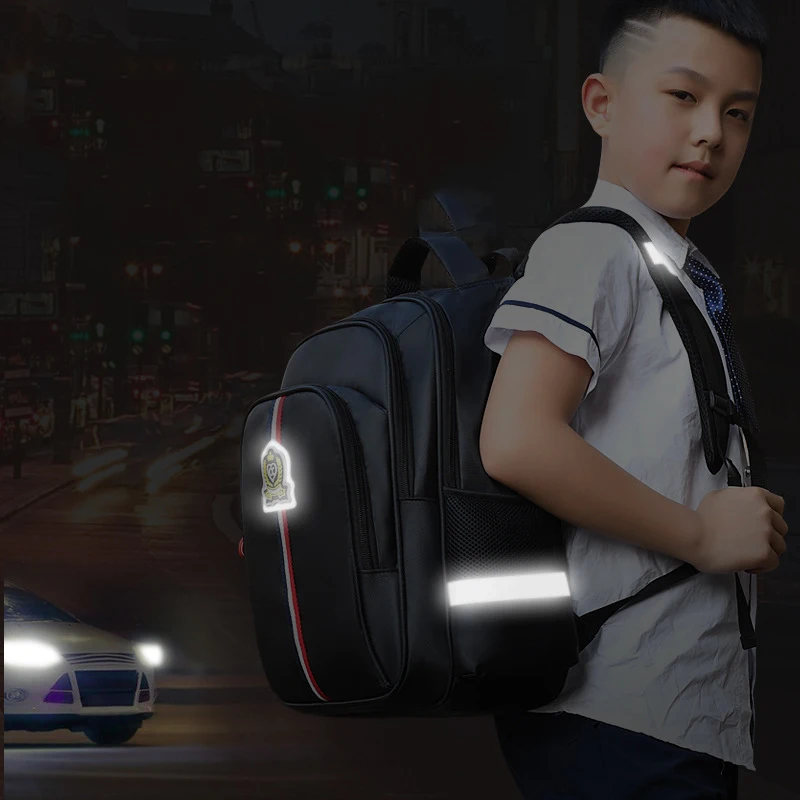 Детский/детский ортопедический рюкзак из ткани Оксфорд портфель для мальчиков