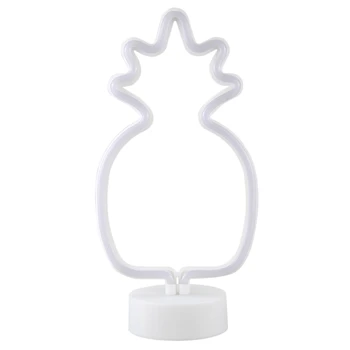 

Pineapple Neon Signs, LED Neon Light Sign with Holder Base for Party Supplies Girls Room Decoration Accessory for Luau Summer Pa