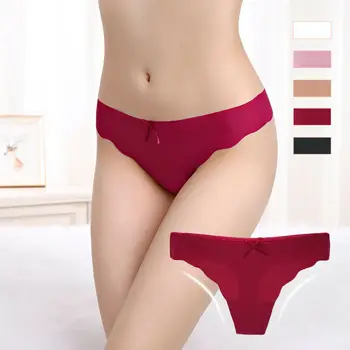 

Hot Silk Sexy Women Thongs g string Seamless Panties Female Underwear Tanga Panties Low-Rise Lingerie Panty Intimates