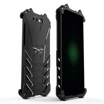 

For Xiaomi Mi Black Shark 2 Case Batman Aluminium Metal Bumper Phone Cover Coque For Xiaomi Mi Black Shark Helo Back Cover