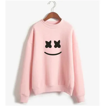 

Newst Funny Print Hoodies Pink Hoodies Women Harajuku Sweatshirt Clothes Streetwear Hipster Women Plus velvet Hoodies