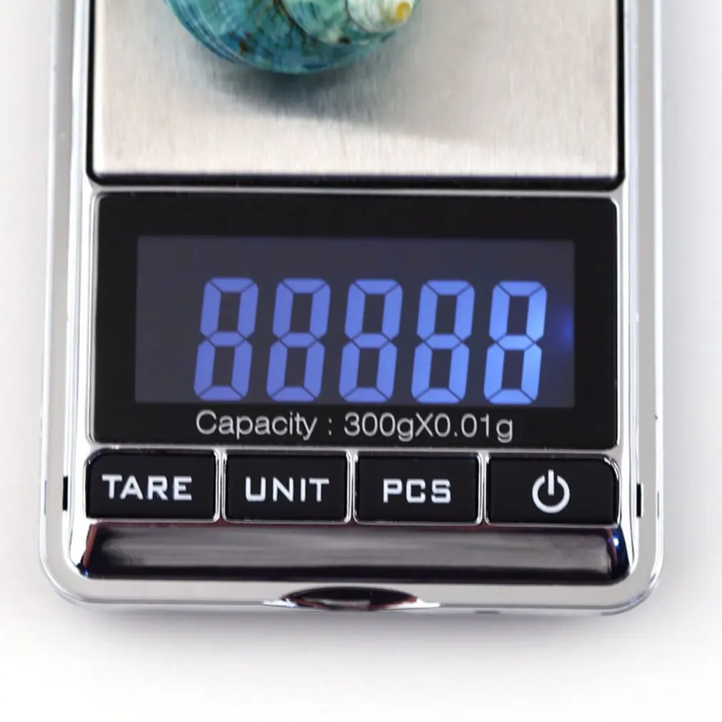 500G 0.01 Digital Stainless Steel Pocket Scales Jewellery Electronic Milligram Micro With LCD display Sale