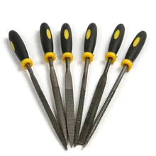 

6PCS Mini Rasp Repair File Set Kit Woodworking Craft Work Micro Handle DIY Tool