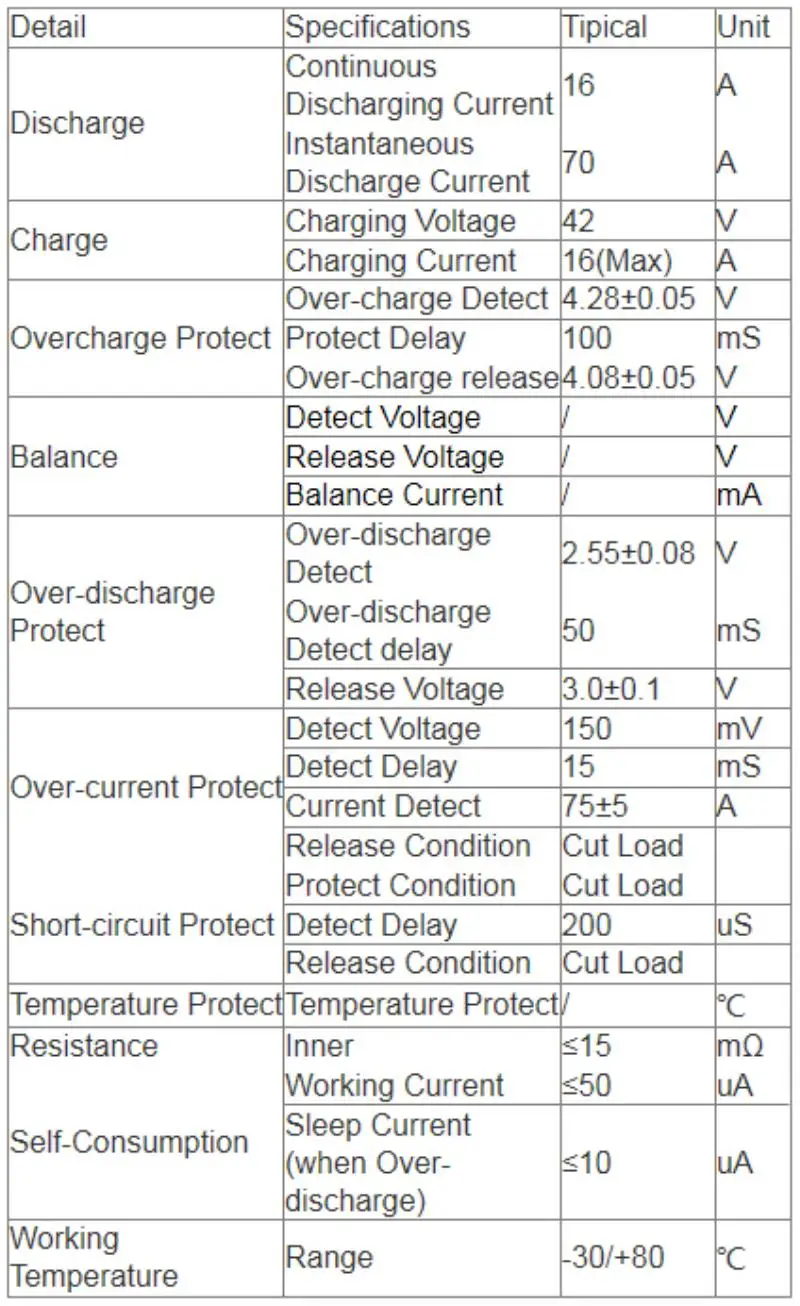 MAYITR 10S 36V 37V 15A литий-ионный литиевый аккумулятор BMS PCB PCM плата защиты питания для электровелосипеда