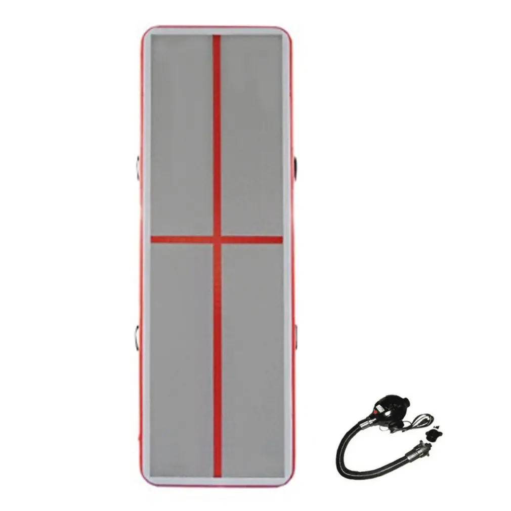 

Inflatable Gym Mat Air Floor Tumbling Track Gymnastics Cheerleading Mat Trick Pad For Taekwondo Somersault With Electric Pump