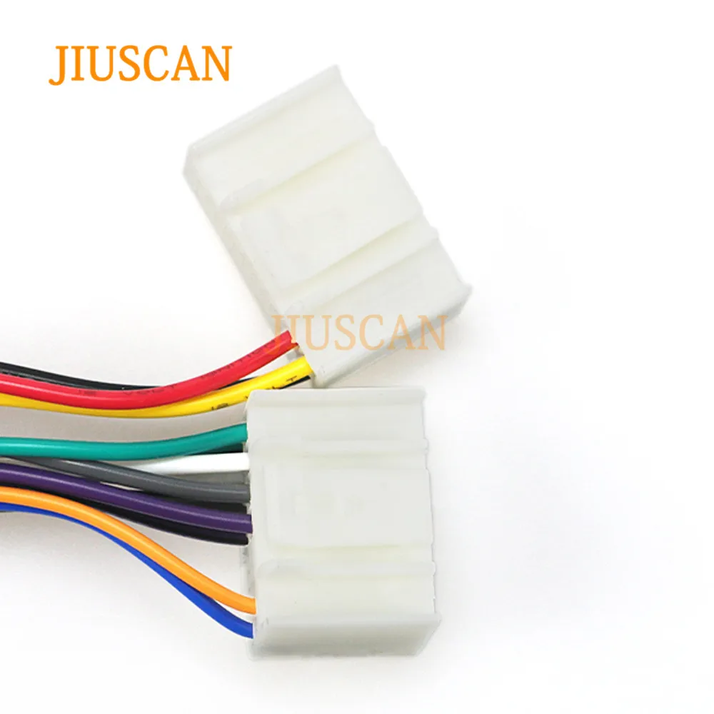 JIUSCAN 12-133 ISO радио жгут проводов адаптер Разъем для HYUNDAI 2009+(выберите модели) для KIA 2010+(выберите модели