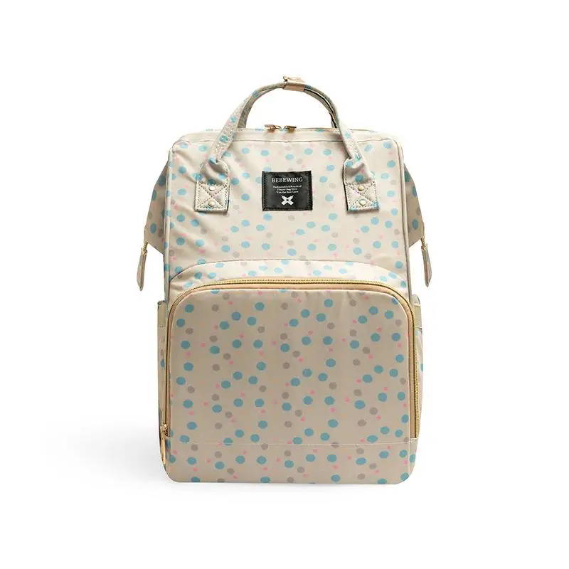 Модный рюкзак для подгузников, большая сумка для прогулок, сумка для подгузников, сумка для кормления, большой рюкзак для путешествий - Цвет: 08