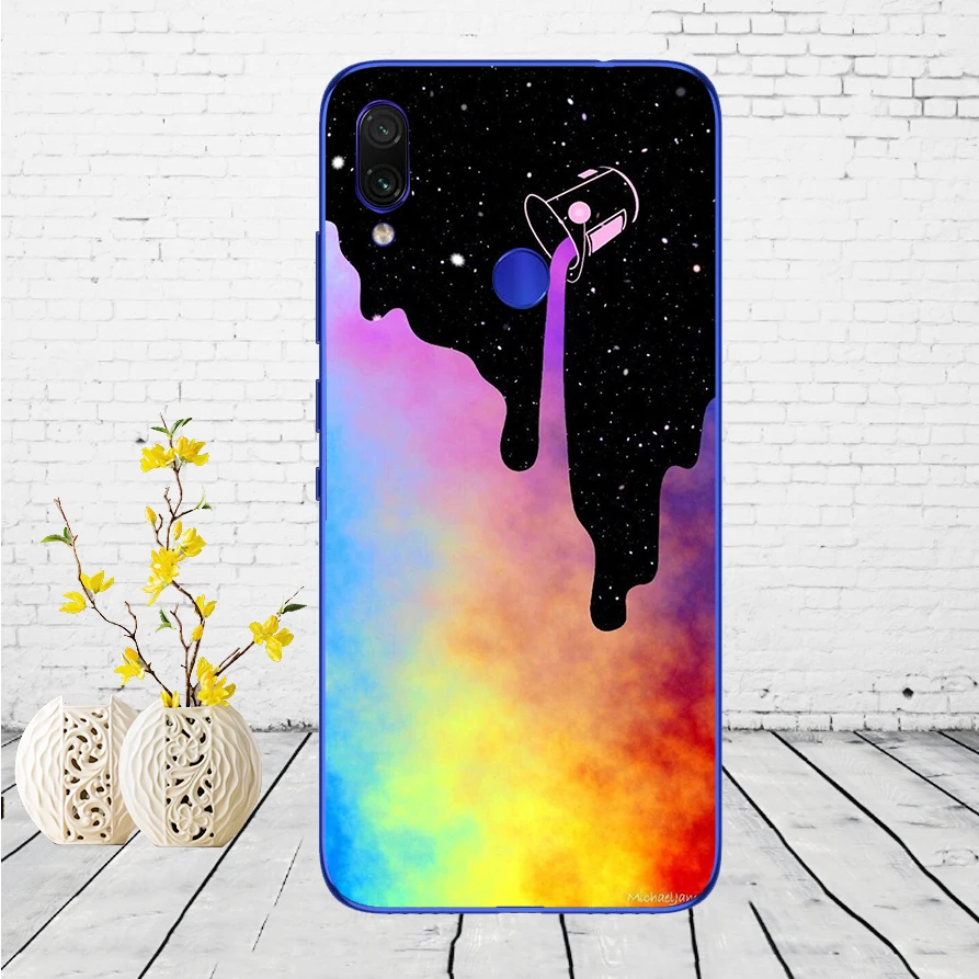 Чехол для Xiaomi Redmi Note 7, силиконовый чехол для Xiaomi Redmi Note 7, задняя крышка, чехол для Redmi Note 7, чехол для телефона - Цвет: F21