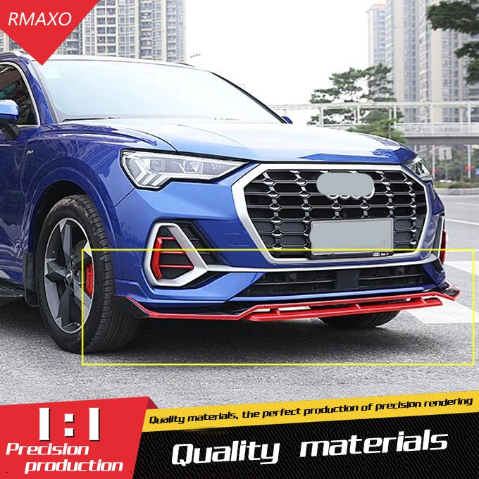 Для Audi Q3 Body kit спойлер 2020-2021 для ABS задний передний бампер диффузор защитные