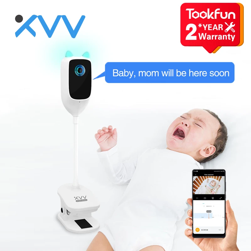 New Hot Xiaovv Smart Baby Monitor Infrared Night Vision Cry Detection With Camera 1080p Hd Video Intercom 2 Million Pixels 150 Baby Sleeping Monitors Aliexpress