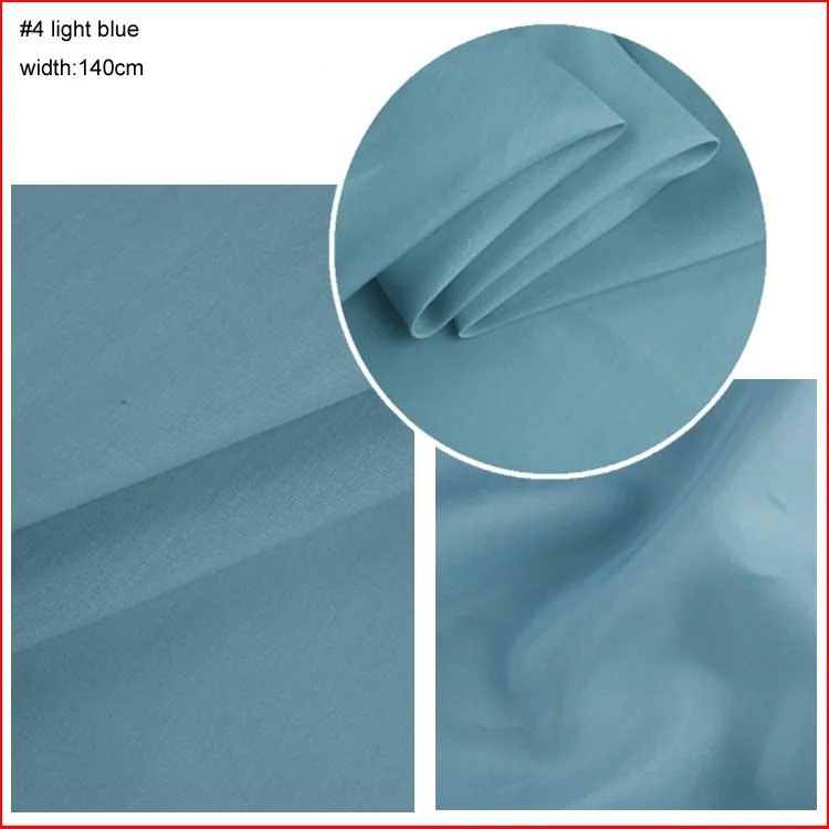 Luxurious Pure White Silk-Cotton Fabric for Dress Linings - Lightweight & Soft